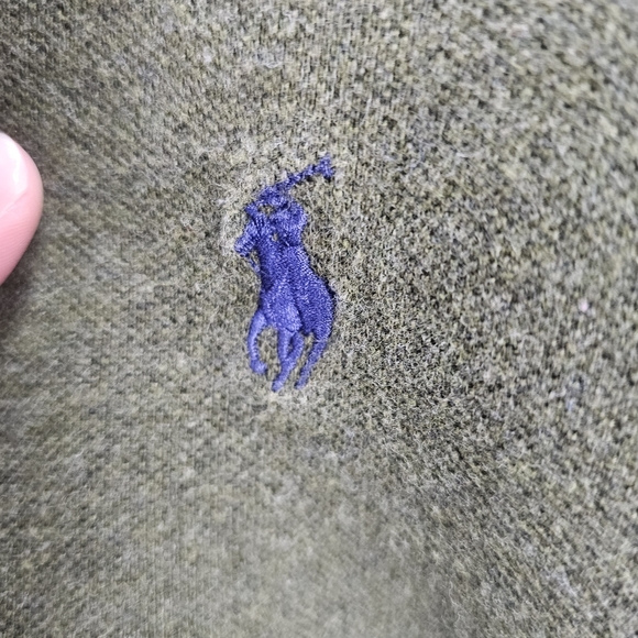 Polo By Ralph Lauren Green Long Sleeve Polo Size Large - Picture 4 of 13